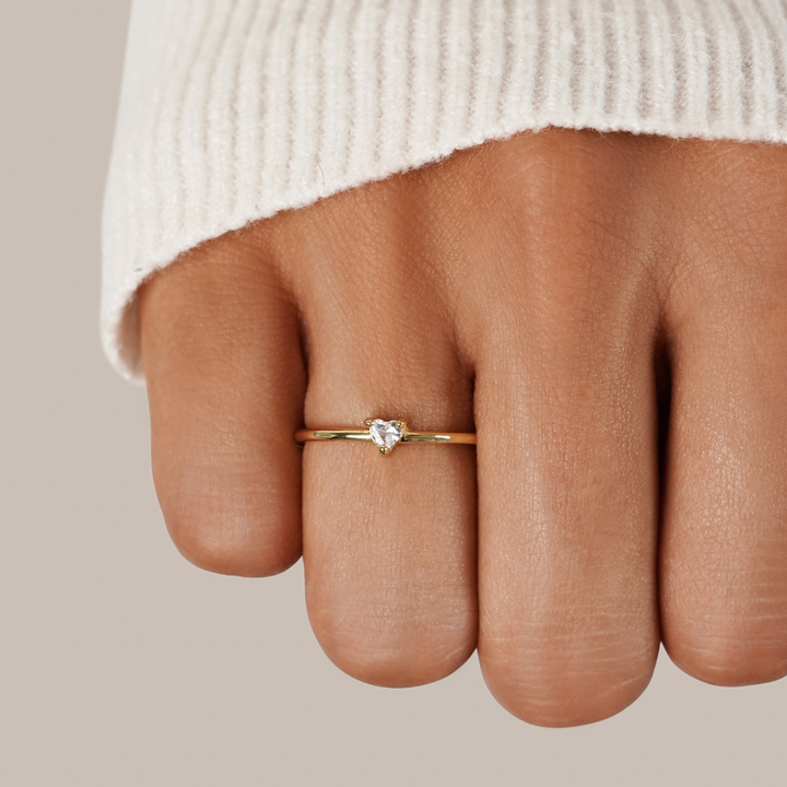 Samara | Love - Crystal Heart Ring
