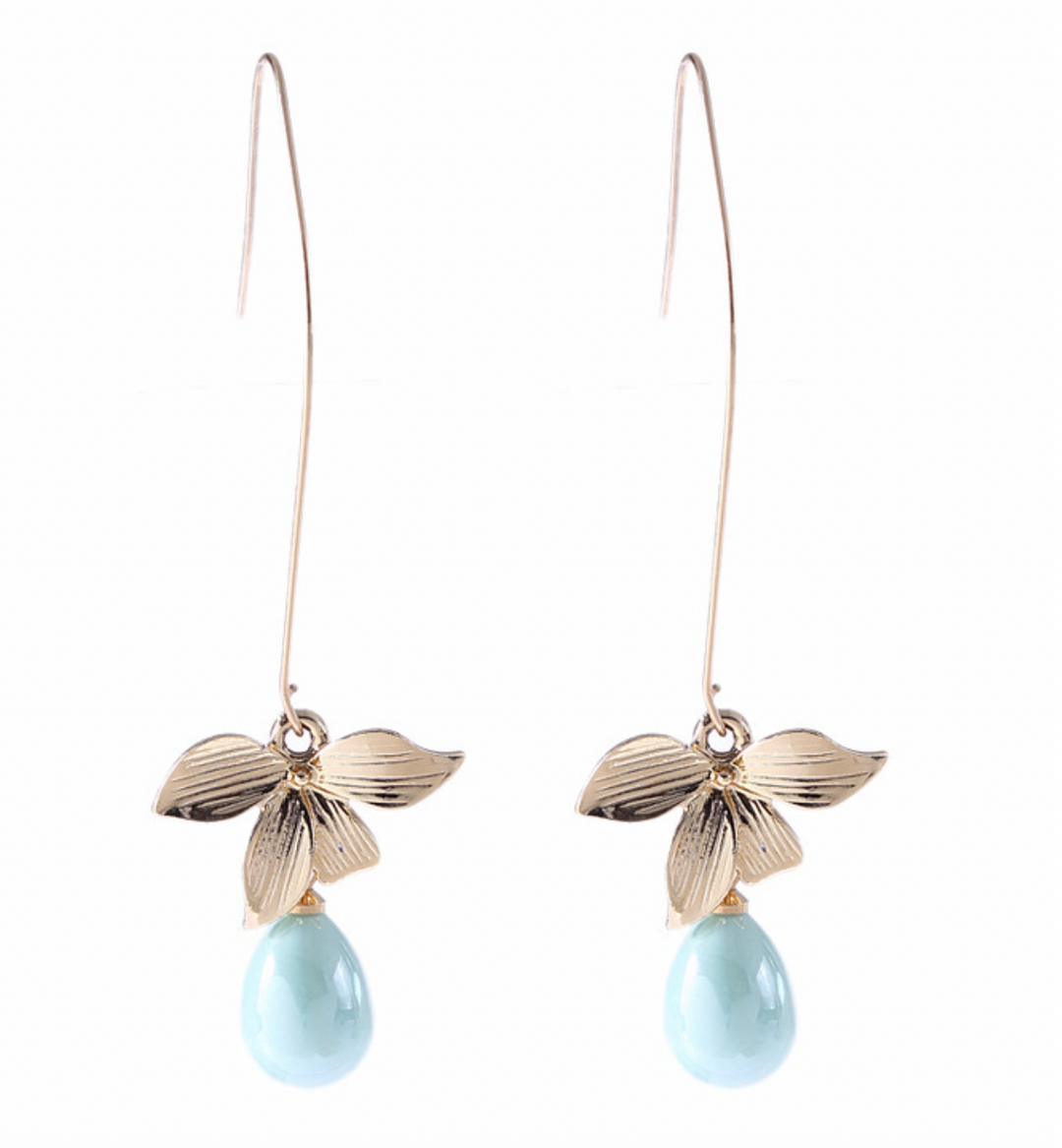 Viviana | Jade Pearl & Petal Drop Earrings