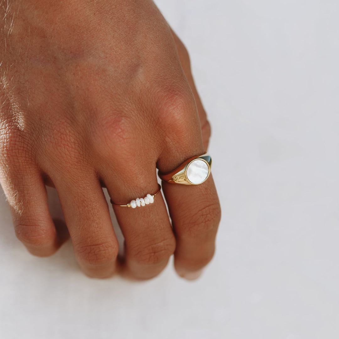 Marlee | Mini Pearls Ring