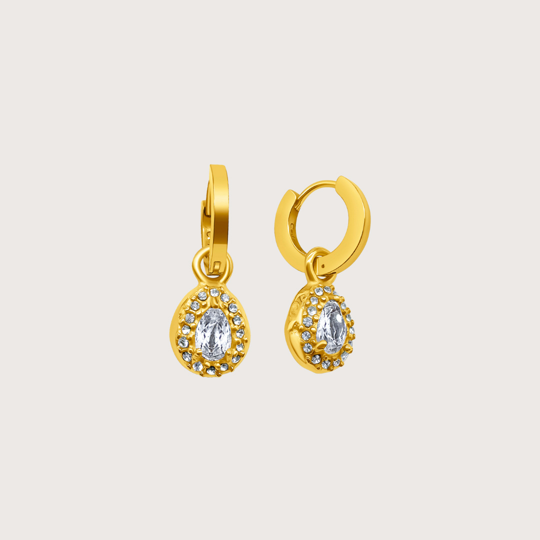Eliana | Drop Earrings in Gold
