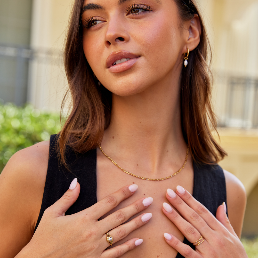 Kendall | Royal - Vintage Pearl Ring