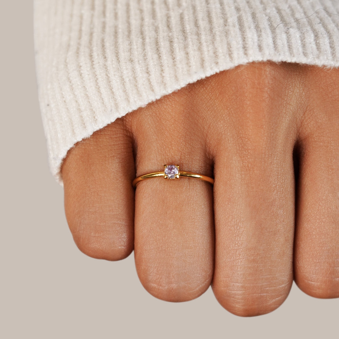 Amina | Unique Birthstone Rings