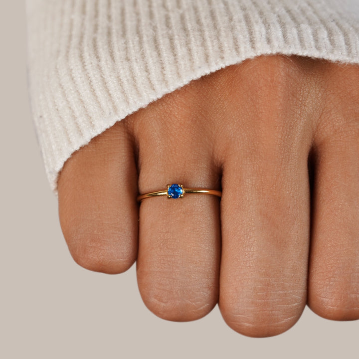Amina | Unique Birthstone Rings
