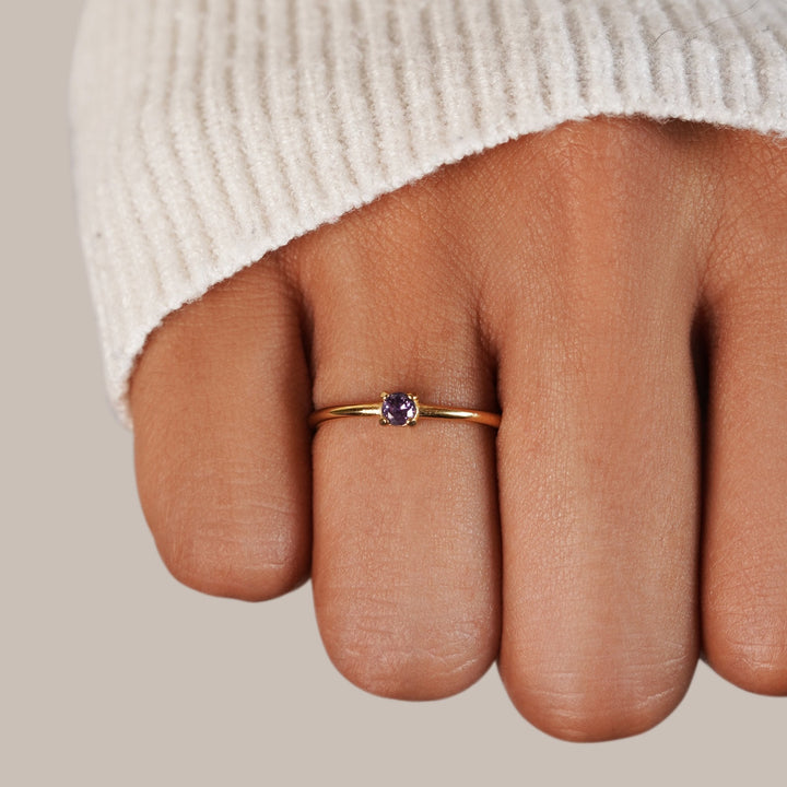 Amina | Unique Birthstone Rings