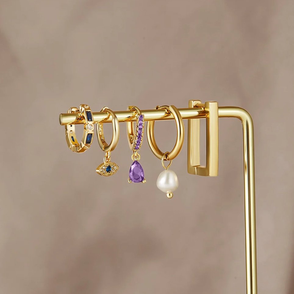 Sylvia | Sie Eye Drop Earrings