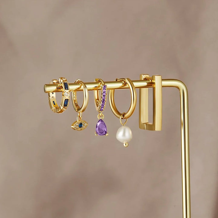Sylvia | Sie Eye Drop Earrings