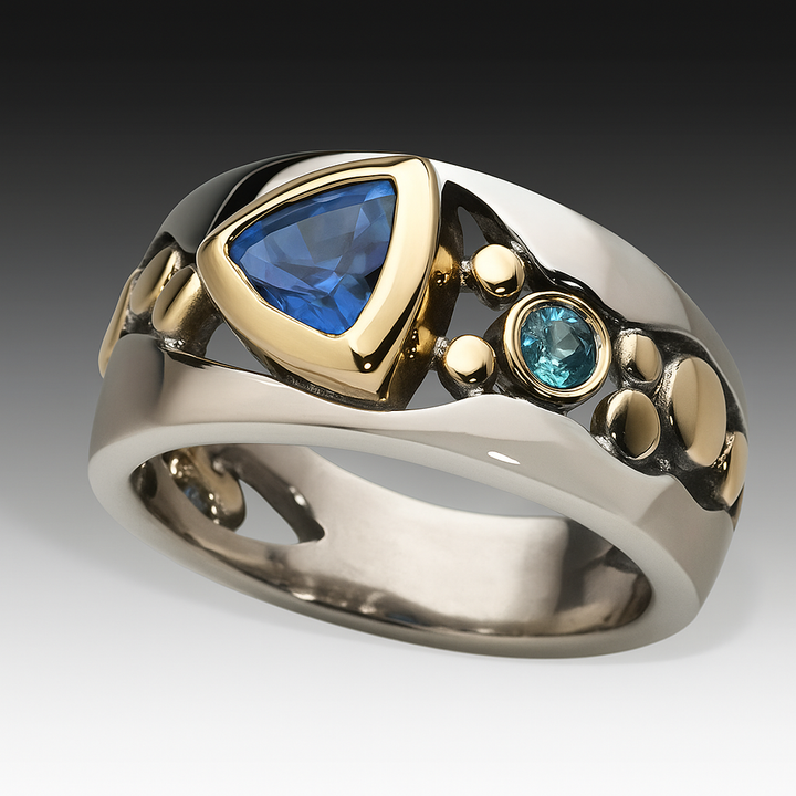 Estelle | Blue Crystal Ring