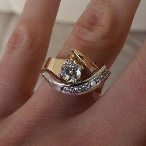 Eloise | Irregular Gold & Silver Ring