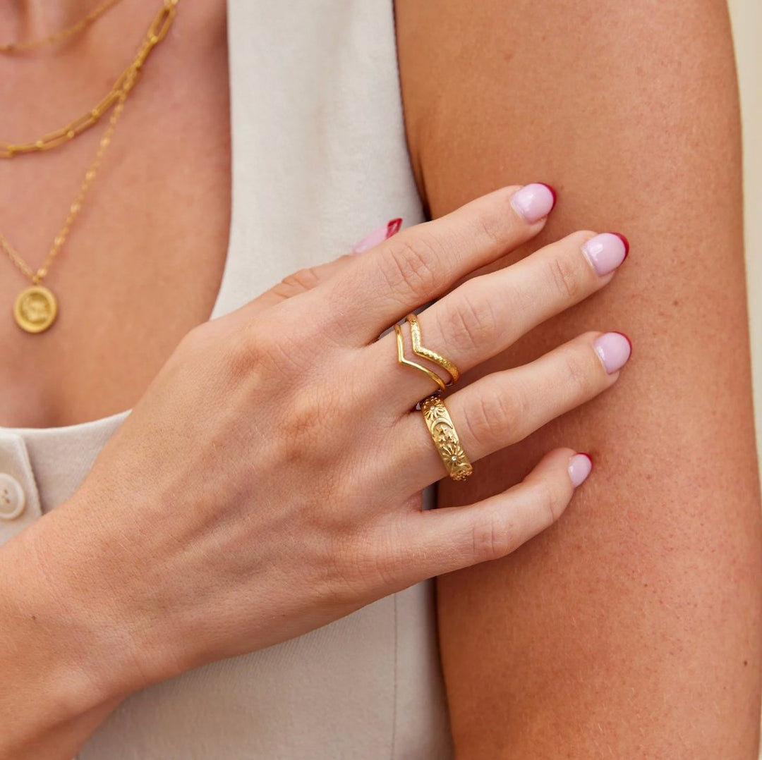 Esme | Celestial Gold Ring