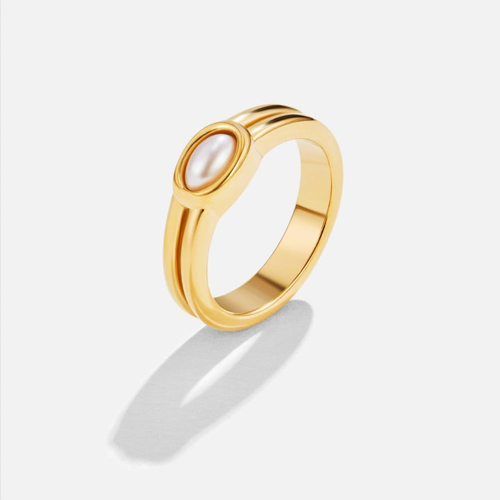 Maren | Pearl Gold Ring