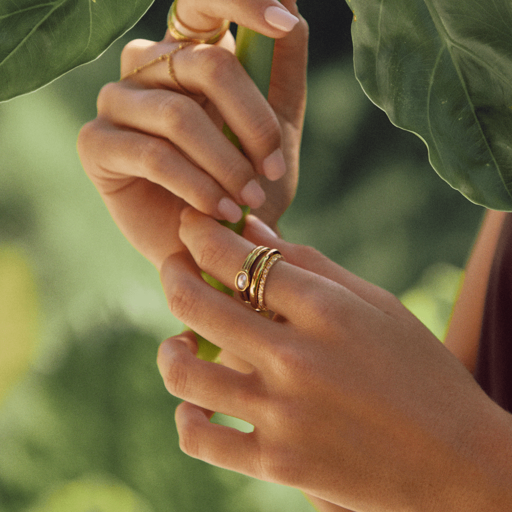 Maren | Pearl Gold Ring