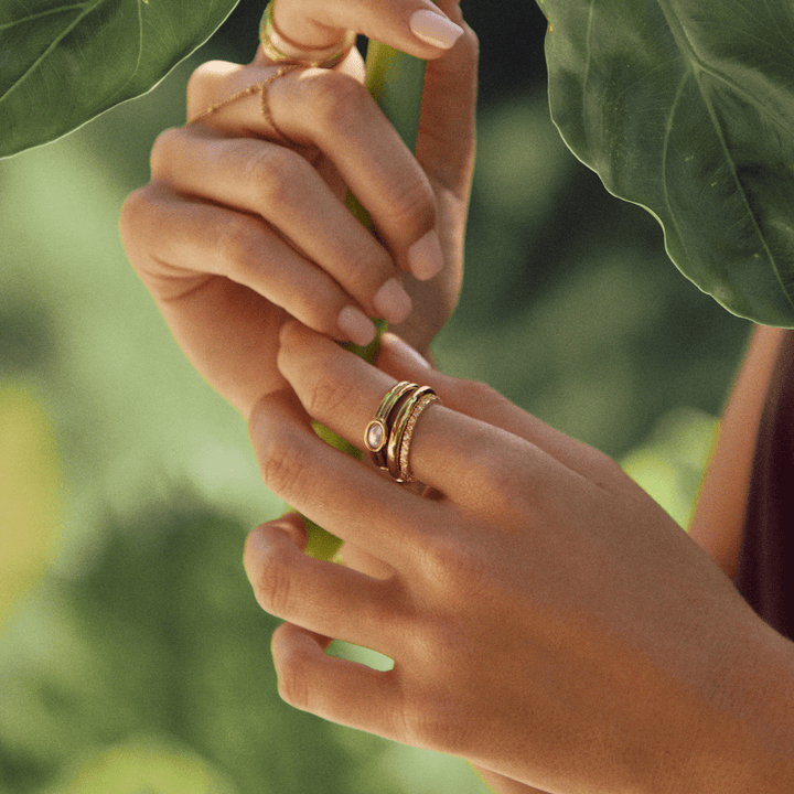 Maren | Pearl Gold Ring
