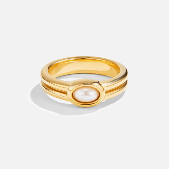 Maren | Pearl Gold Ring