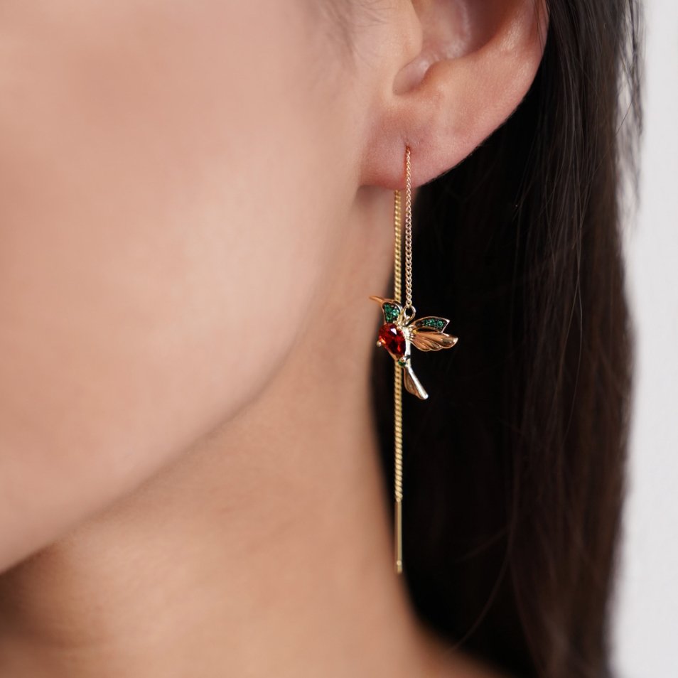 Laura | Chic Hummingbird Earrings