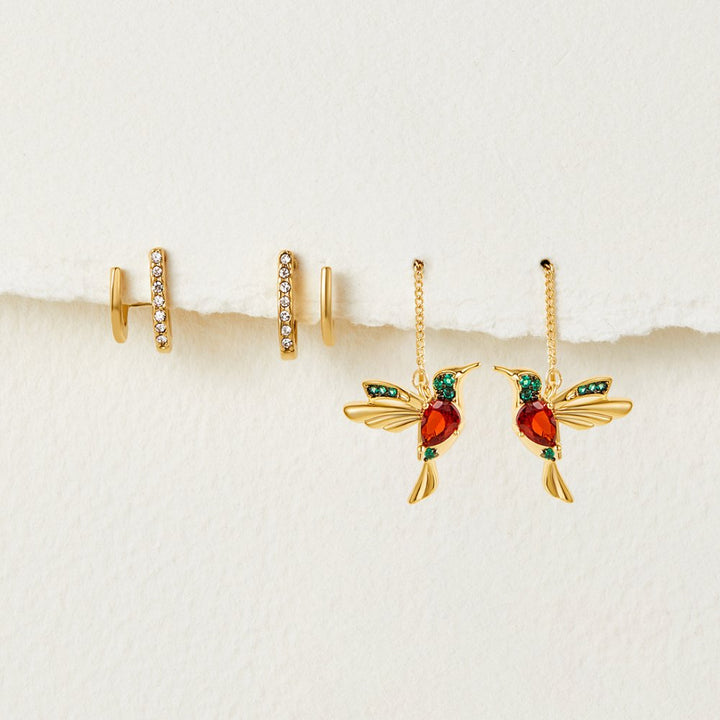 Laura | Chic Hummingbird Earrings