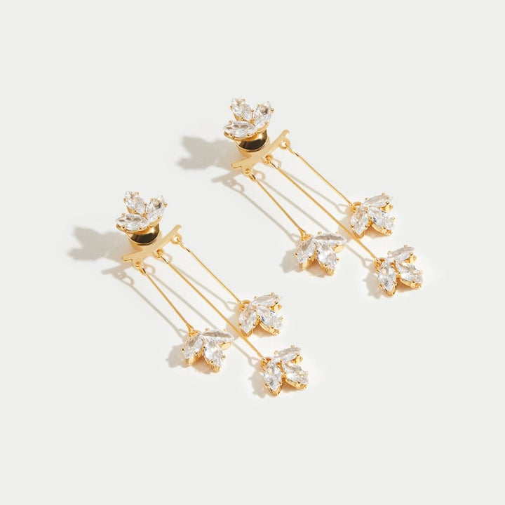 Raya | Elegant Waterfall Earrings