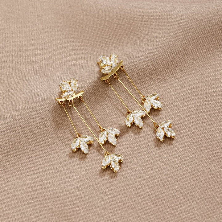 Raya | Elegant Waterfall Earrings