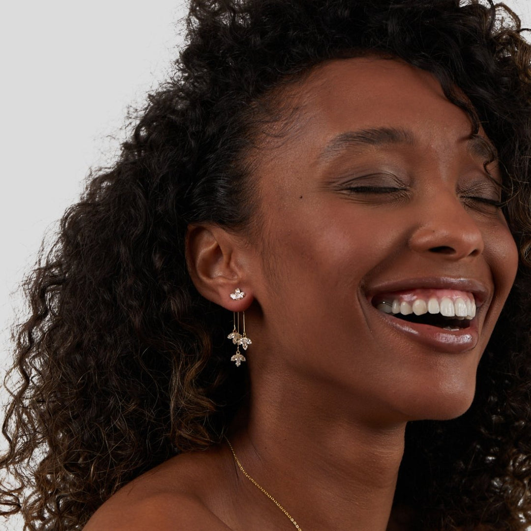 Raya | Elegant Waterfall Earrings