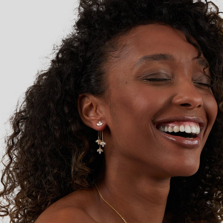 Raya | Elegant Waterfall Earrings