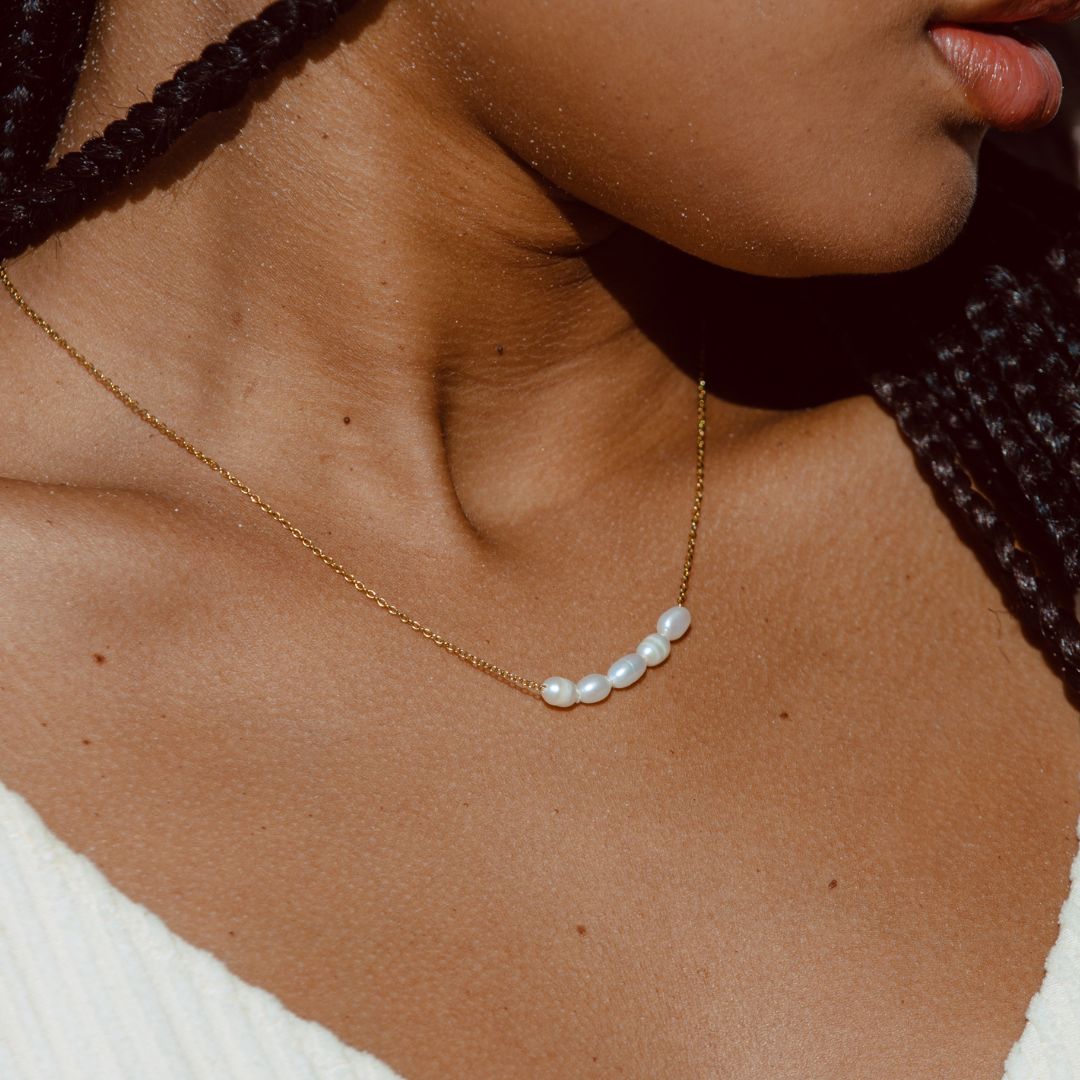 Kora | Dainty Freshwater Pearl Necklace