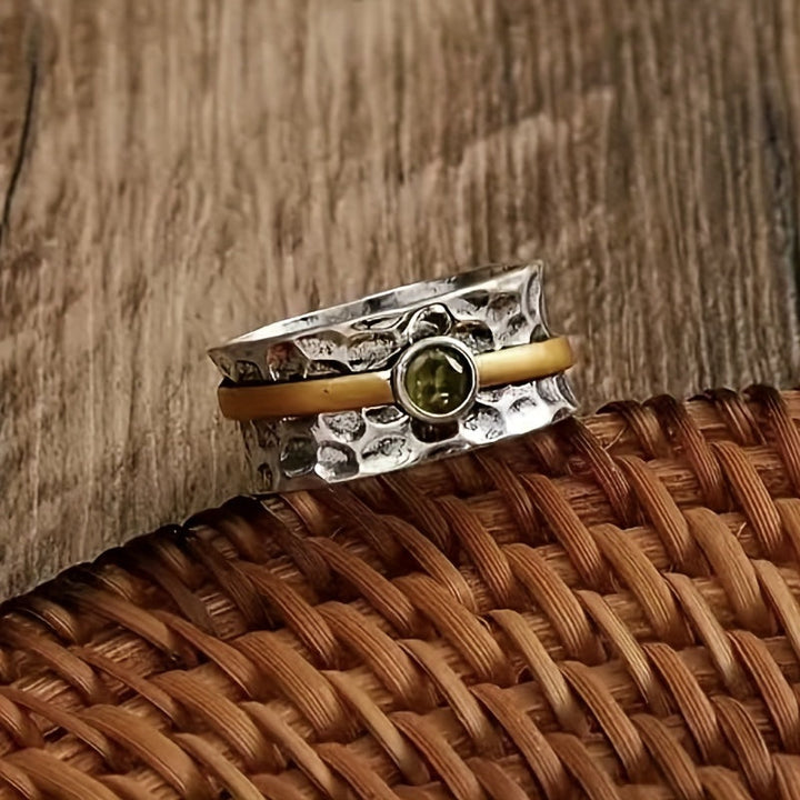 Isla | Elegant Green Zirconia Ring