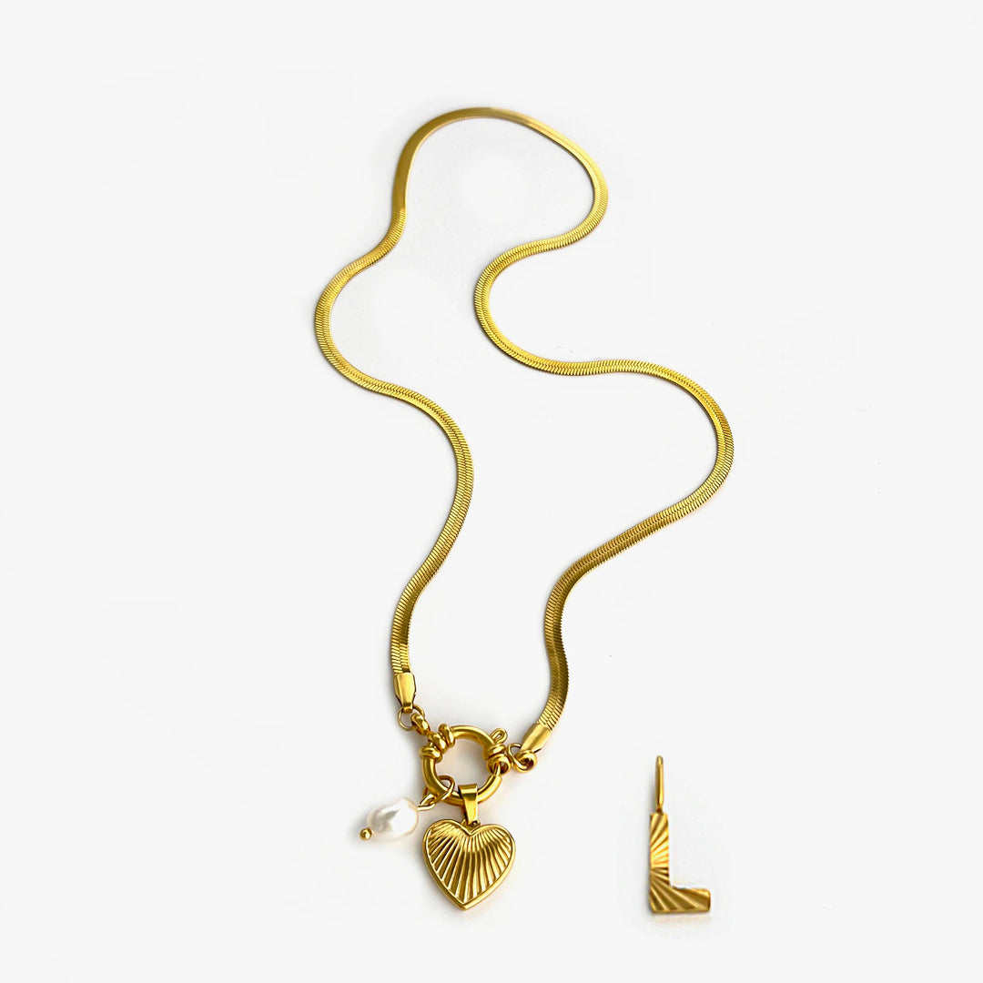 Aliana | Fashion Unusual Jewelry Freshwater Pearl Heart Pendant Necklace