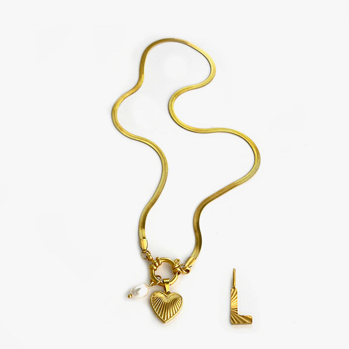 Aliana | Fashion Unusual Jewelry Freshwater Pearl Heart Pendant Necklace