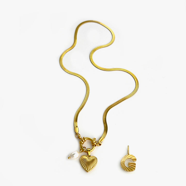 Aliana | Fashion Unusual Jewelry Freshwater Pearl Heart Pendant Necklace