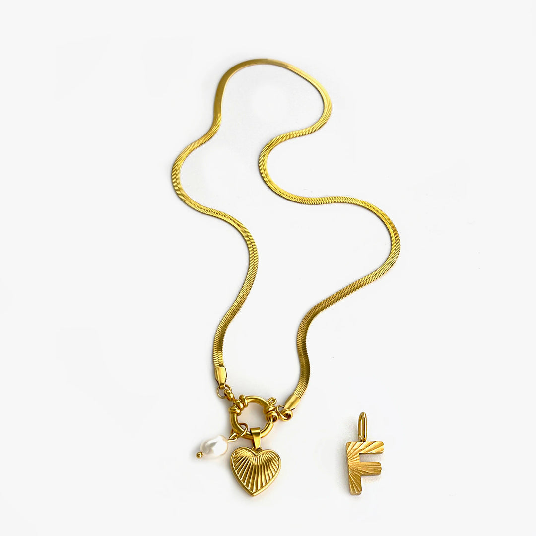 Aliana | Fashion Unusual Jewelry Freshwater Pearl Heart Pendant Necklace