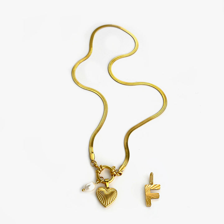 Aliana | Fashion Unusual Jewelry Freshwater Pearl Heart Pendant Necklace