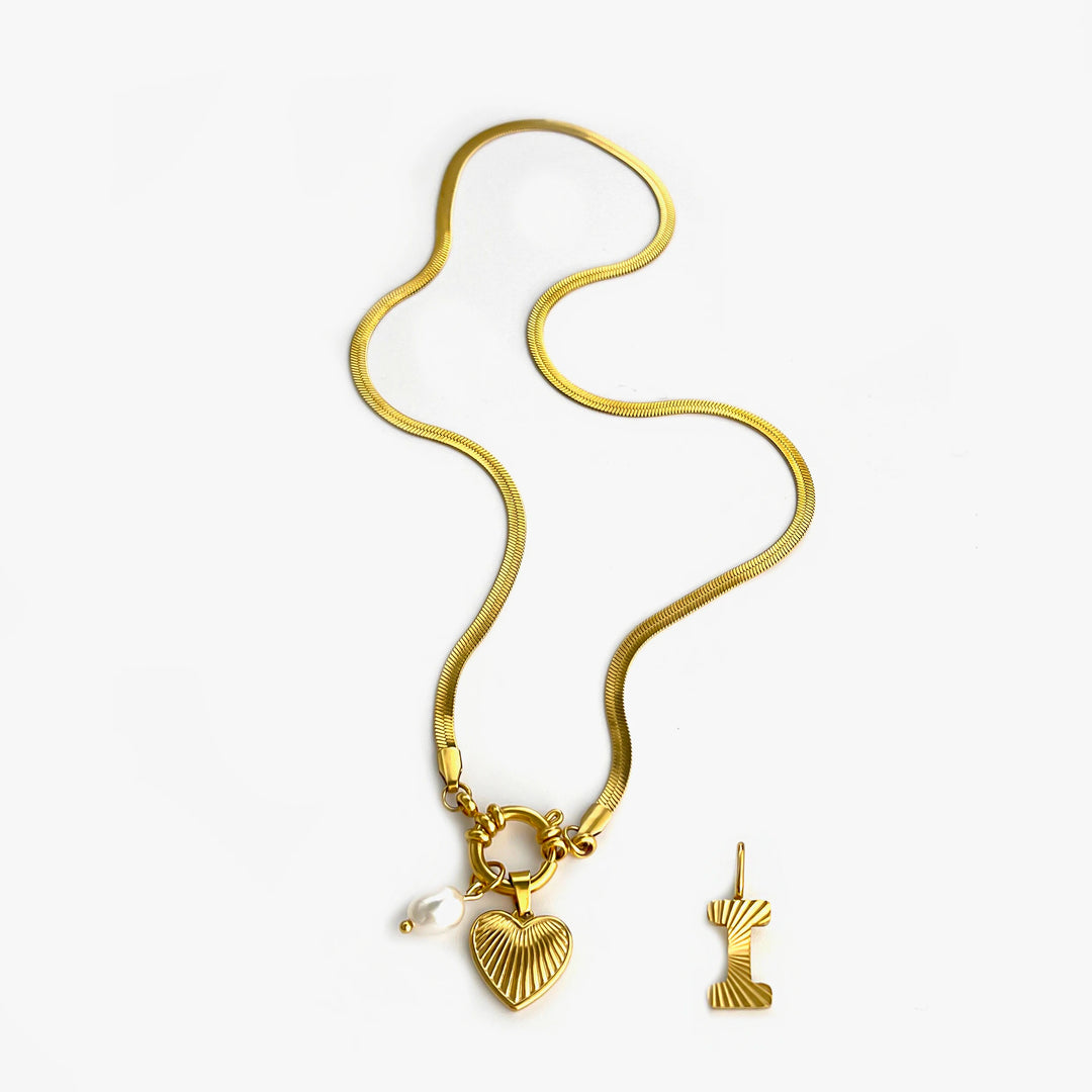Aliana | Fashion Unusual Jewelry Freshwater Pearl Heart Pendant Necklace