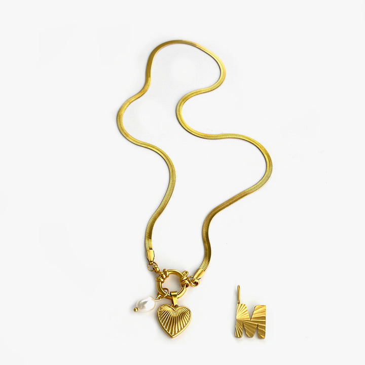Aliana | Fashion Unusual Jewelry Freshwater Pearl Heart Pendant Necklace