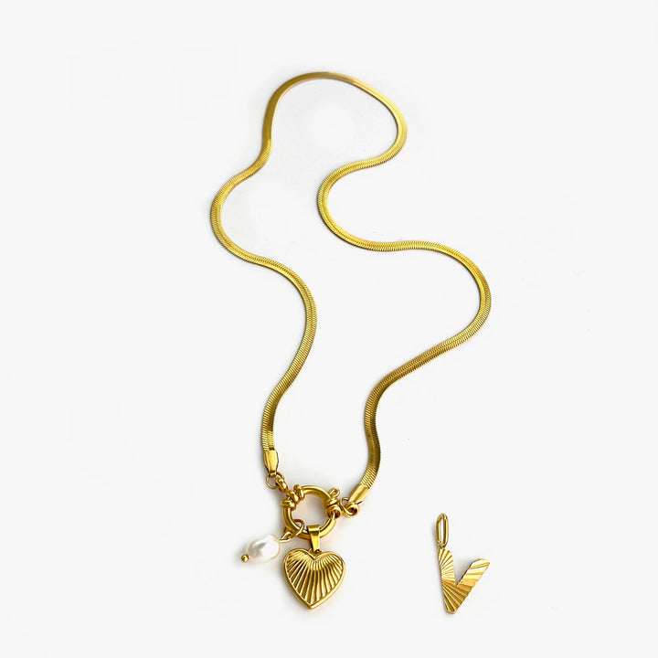 Aliana | Fashion Unusual Jewelry Freshwater Pearl Heart Pendant Necklace