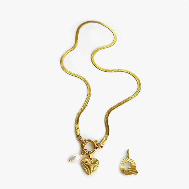 Aliana | Fashion Unusual Jewelry Freshwater Pearl Heart Pendant Necklace