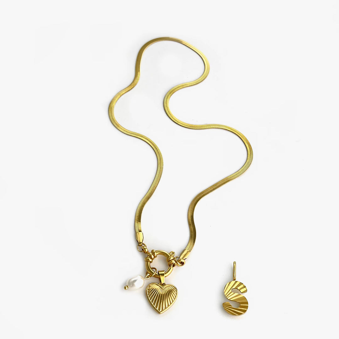 Aliana | Fashion Unusual Jewelry Freshwater Pearl Heart Pendant Necklace