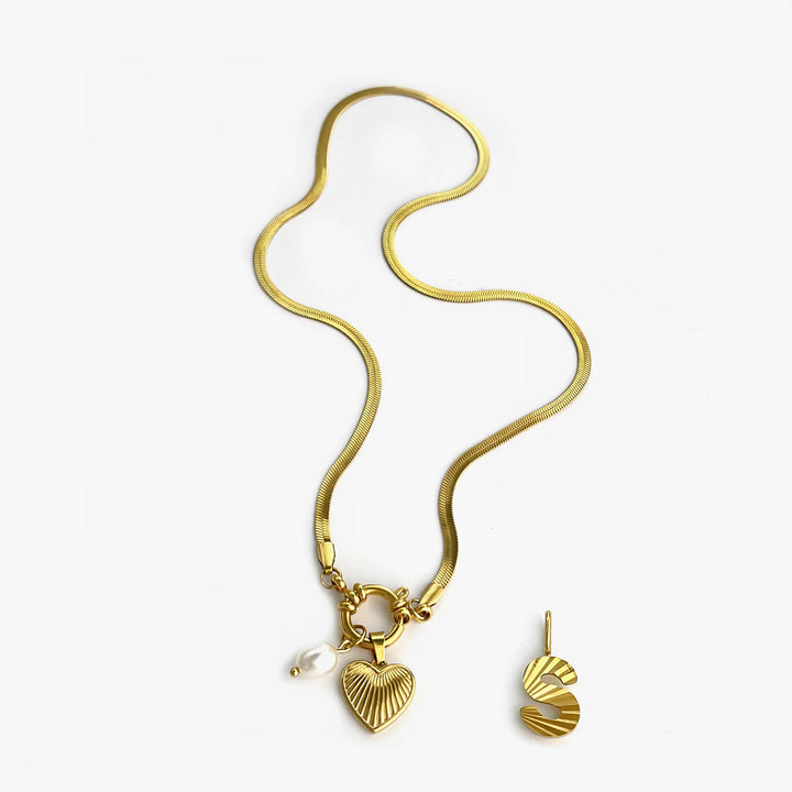 Aliana | Fashion Unusual Jewelry Freshwater Pearl Heart Pendant Necklace