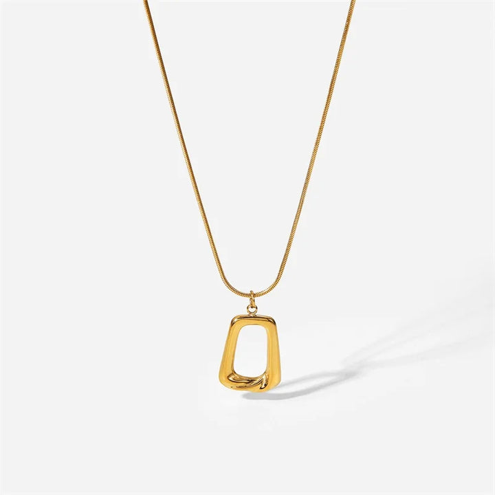 Marie | Irregular Trapezoid Pendant Necklace for Women
