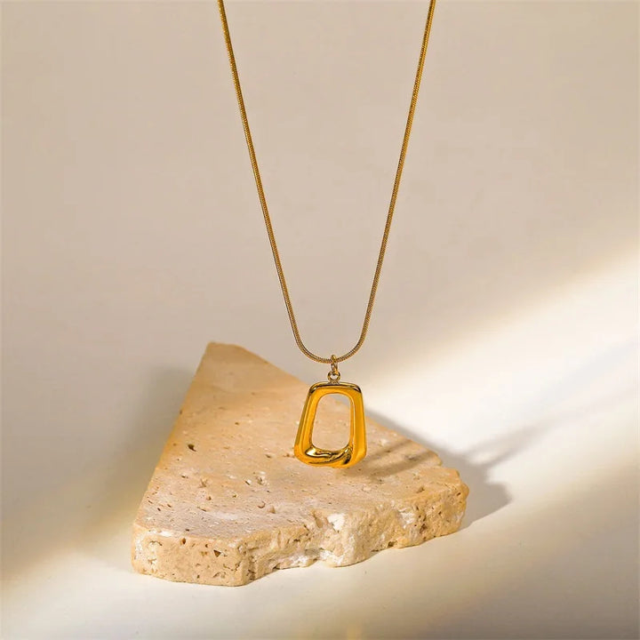 Marie | Irregular Trapezoid Pendant Necklace for Women