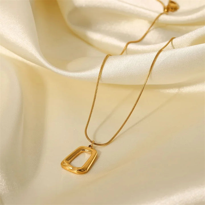Marie | Irregular Trapezoid Pendant Necklace for Women