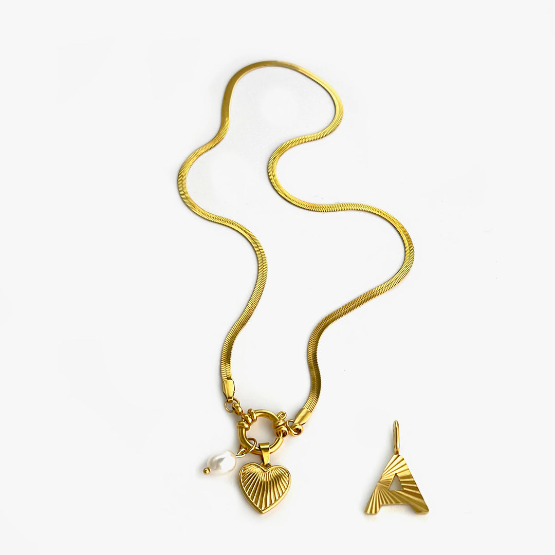 Aliana | Fashion Unusual Jewelry Freshwater Pearl Heart Pendant Necklace