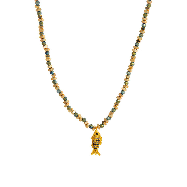 Remy | Colorful dopamine coral fish bead women's necklace