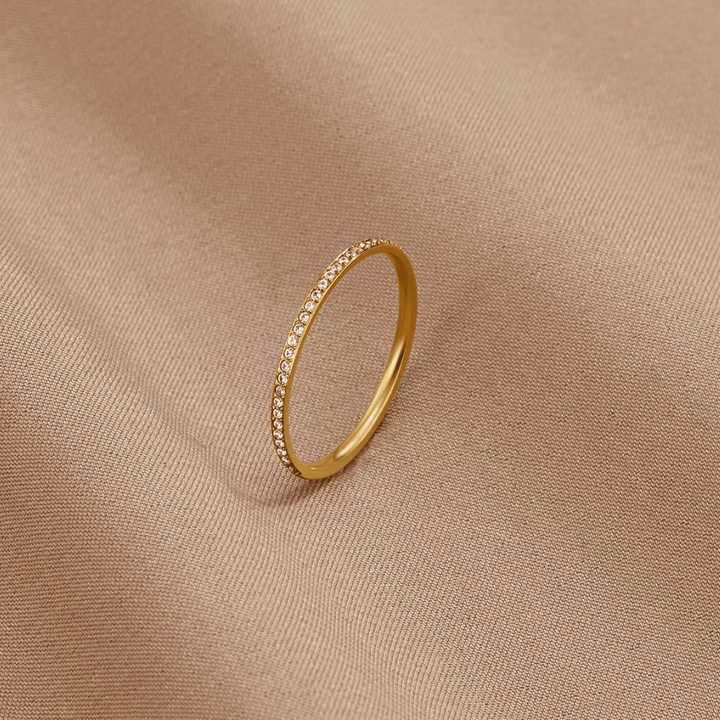 Kalani | Eternity 18K Crystal Ring