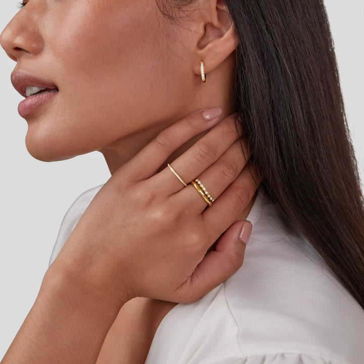 Kalani | Eternity 18K Crystal Ring