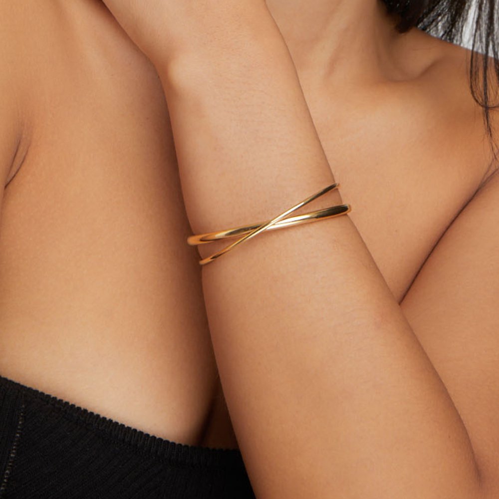 Gemma | Golden Twist Bracelet