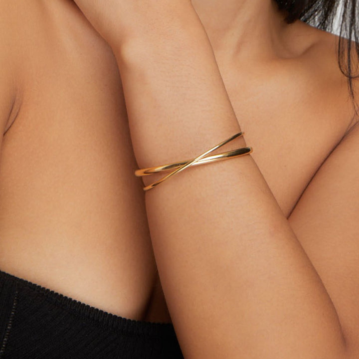 Gemma | Golden Twist Bracelet