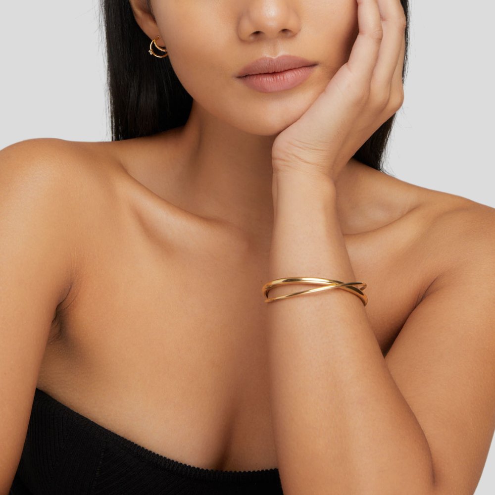 Gemma | Golden Twist Bracelet