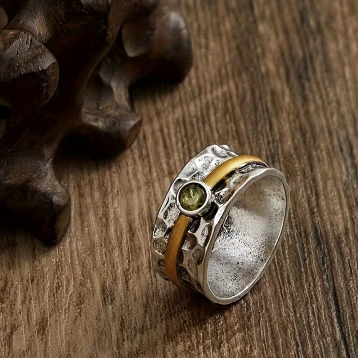 Isla | Elegant Green Zirconia Ring