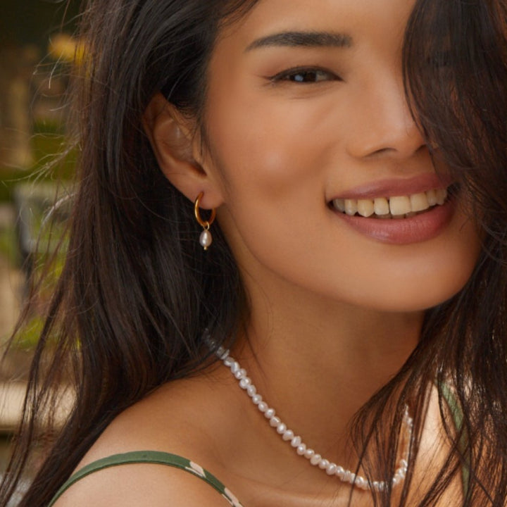 Esmeralda | Bella Freshwater Pearl Earrings