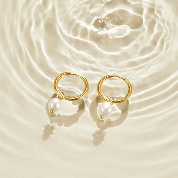 Esmeralda | Bella Freshwater Pearl Earrings