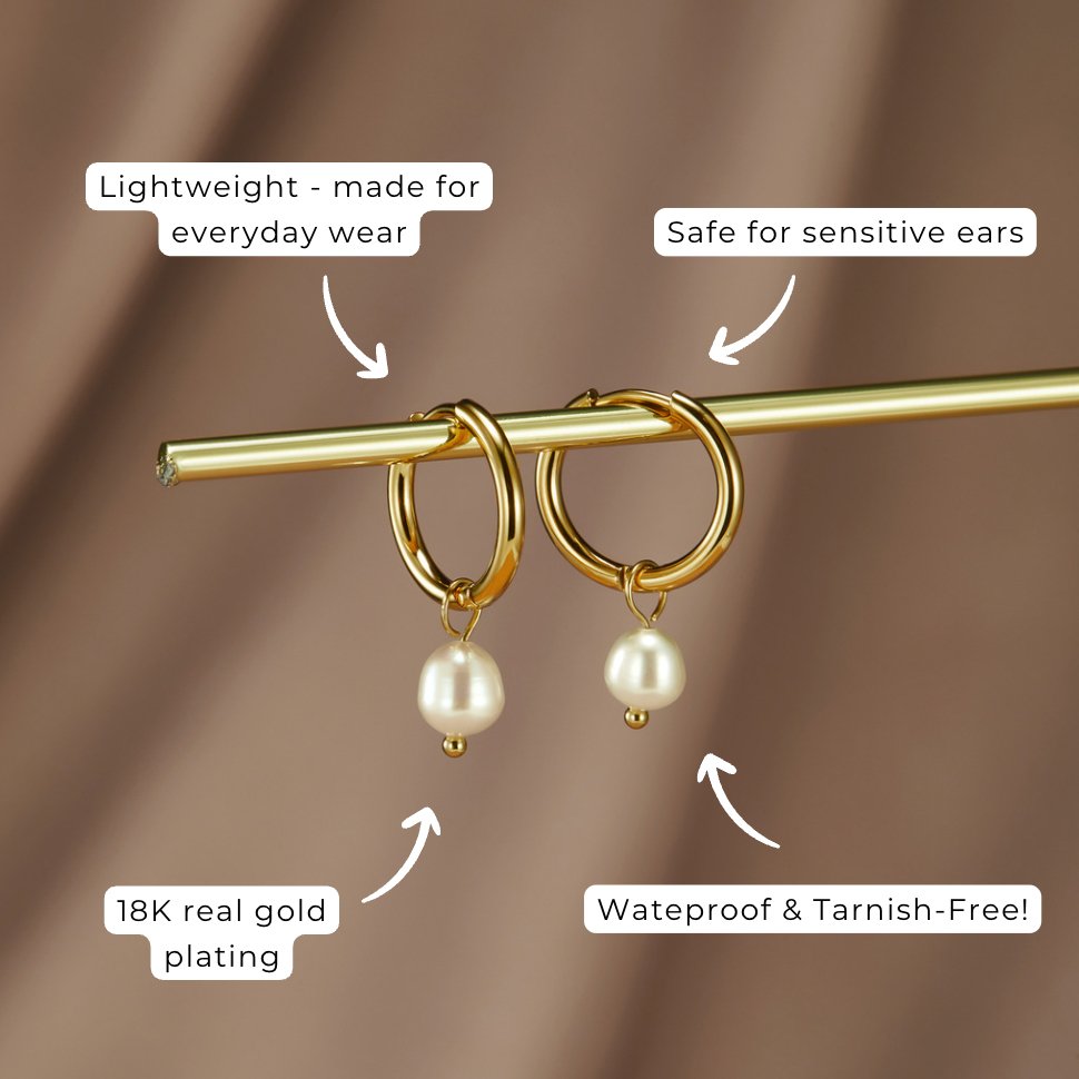 Esmeralda | Bella Freshwater Pearl Earrings